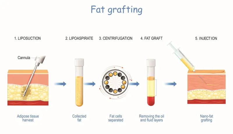Facial fat grafting for rejuvenation